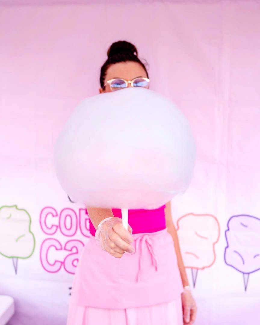 Crazy Cotton Candy Lady